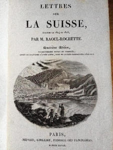LETTRES SUR LA SUISSE