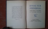 Essai sur Stendhal (Lucien Leuwen)
. VALERY Paul
