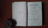 Chroniques populaires du Berry, recueillies et publiées pour l'instruction des autres provinces

. VERMOND Pierre
