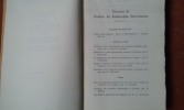 Travaux de l'Institut de Recherches Sahariennes de l'Université d'Alger - Tome XVI, 2ème semestre 1957
. Collectif
