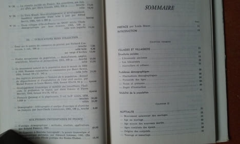 Trois villages d'Ile-de-France au XVIIIe siècle. Etude démographique
. GANIAGE Jean