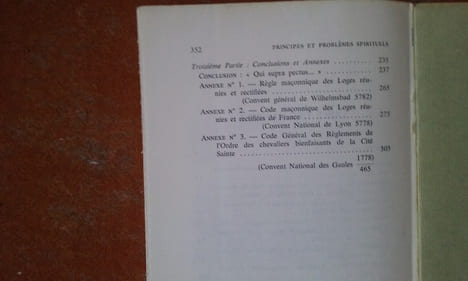 Principes et problèmes spirituels du Rite Ecossais Rectifié et de sa chevalerie templière
. TOURNIAC Jean