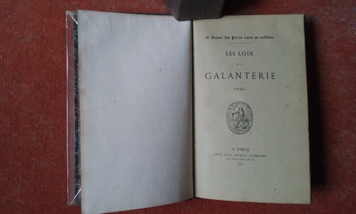 Les Loix de la Galanterie (1644)