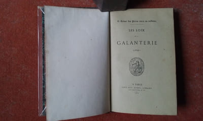 Les Loix de la Galanterie (1644)