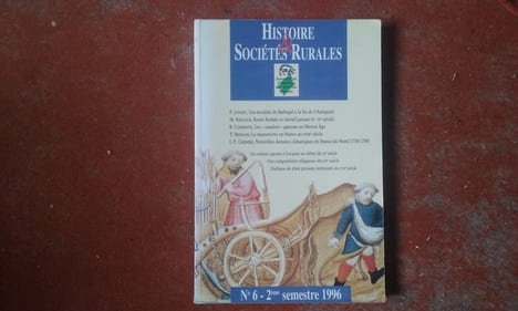 Histoire & Sociétés rurales, N° 6, 2ème semestre 1996
. Histoire et Sociétés rurales / MORICEAU Jean-Marc (sous la direction)