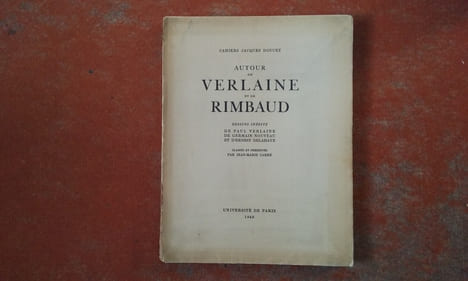 Autour de Verlaine et de Rimbaud. Dessins inédits de Paul Verlaine, de Germain Nouveau et d'Ernest Delahaye, classés et présentés par Jean-Marie ...