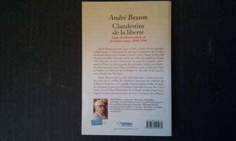 Clandestins de la liberté - Ligne de démarcation et frontière suisse, 1940-1944
. BESSON André