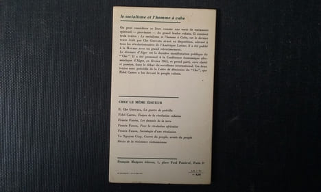 Le socialisme et l'homme à Cuba
. CHE GUEVARA Ernesto