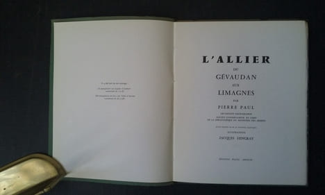 L'Allier du Gévaudan aux Limagnes
. PAUL Pierre