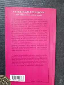 Vivre et savoir en Afrique - Essai sur l'éducation orale en yoruba