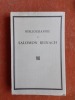 Bibliographie de Salomon Reinach (1874 - 1932)
. LIBER Maurice (et autres)
