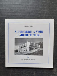 Apprendre à voir l'architecture