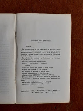 Nontron dans l'Histoire
. MONNERON Gabrielle de