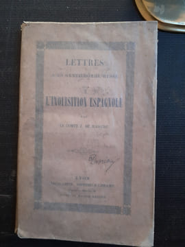 Lettres à un gentilhomme russe sur l'Inquisition espagnole
. MAISTRE Joseph de