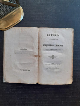 Lettres à un gentilhomme russe sur l'Inquisition espagnole
. MAISTRE Joseph de