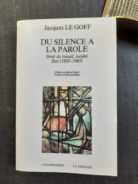 Du silence à la parole - Droit du travail, société, Etat (1830-1985)
. LE GOFF Jacques