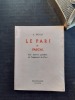 Le Pari de Pascal - Les sources possibles de l'argument du Pari
. DUCAS Albert
