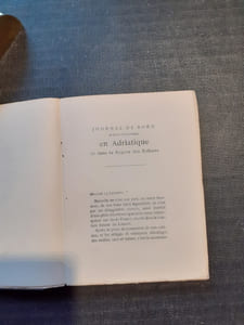 Journal de bord d'une croisière en Adriatique et dans la Région des Balkans