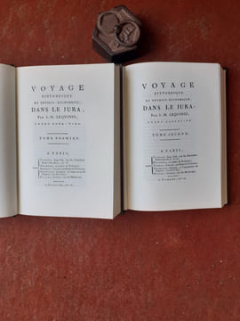 Voyage pittoresque et physico-économique dans le Jura - Tomes 1 et 2
. LEQUINIO Joseph-Marie
