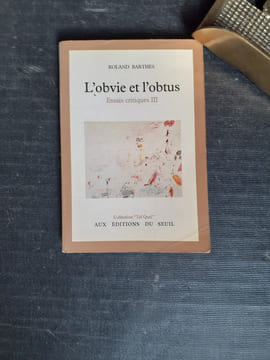 L'obvie et l'obtus - Essais critiques III
. BARTHES Roland