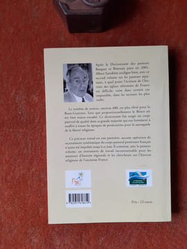 Dictionnaire des pasteurs du Sud-Ouest (XVIe-XVIIe siècles)
. SARRABERE Albert