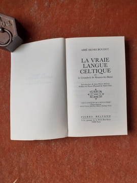La vraie langue celtique et le Cromleck de Rennes-les-Bains
. BOUDET Henri (Abbé)
