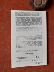 La continuité constitutionnelle en France de 1789 à 1989 - Journées d'études de 16-17 mars 1989