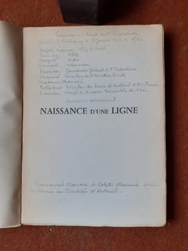 Naissance d'une ligne
. BOIS-JUZAN Daniel (de)