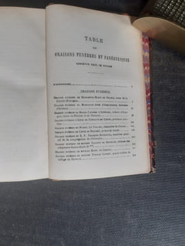 Oraisons funèbres et panégyriques - Nouvelle édition, suivant le texte de l'édition de Versailles, améliorée et enrichie à l'aide des travaux les plus ...