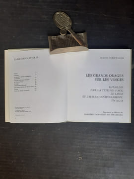 Les grands orages sur les Vosges - Bataille pour la tête des Faux, le Linge et l'Hartmannswillerkopf en 1914-18
. DURLEWANGER Armand
