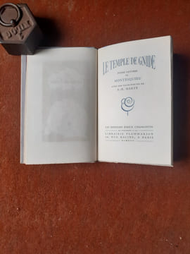 Le Temple de Gnide - Poème pastoral de Montesquieu
. MONTESQUIEU Charles-Louis de Secondat (Baron de)