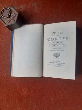 L'Elite des contes du Sieur d'Ouville. Réimprimée sur l'édition de Rouen 1680 - Tome 1
. D'OUVILLE - BRUNET G.