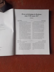 Revue Archéologique de Bordeaux, tome CVIII, année 2017 - Mille ans de troglodytisme à Saint-Emilion