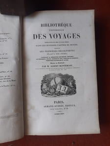 Bibliothèque des Voyages effectués par mer ou par terre dans les diverses parties du monde….. / Voyages en Afrique. Dix-neuvième siècle. Richard et John Lander. Voyage effectué dans le but d'explorer le cours et l'embouchure du Niger (1830-1831)
