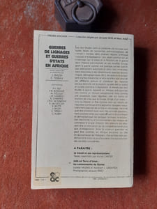 Guerres de lignages et guerres d'Etats en Afrique