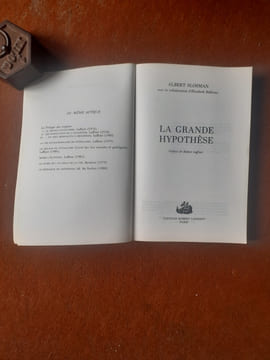 La grande hypothèse - Esquisse d'une histoire du monothéisme, des origines à la fin du monde
. SLOSMAN Albert