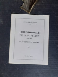 Correspondance du R.P. Flurin (1930-1861) - De Cauterets à Ceylan
