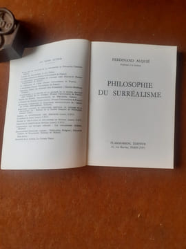 Philosophie du surréalisme
. ALQUIE Ferdinand