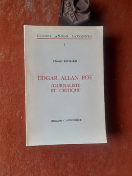 Edgar Allan Poe journaliste et critique
. RICHARD Claude
