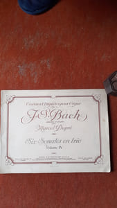 Œuvres complètes pour orgue de Jean-Sébastien Bach annotées et doigtées par Marcel Dupré - Volume IV : Six sonates en trio