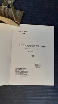 Le tombeau de Couperin. Prélude - Forlane - Menuet - Rigaudon. Suite d'Orchestre
. RAVEL Maurice