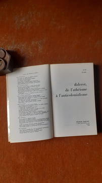 Diderot, de l'athéisme à l'anticolonialisme
. BENOT Yves (pseudo. Edouard Helman)