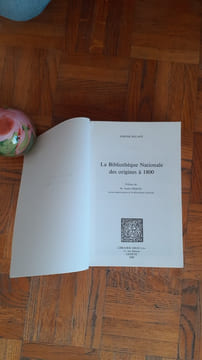 La Bibliothèque Nationale des origines à 1800
. BALAYE Simone