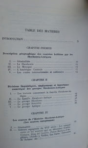 Histoire des Peuples Shoshones-Aztèques (Amérique du Nord et Amérique Centrale)