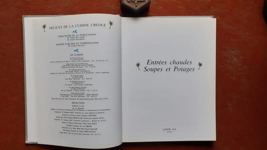 Délices de la Cuisine Créole - Volume 2 : Entrées chaudes - Soupes et Potages