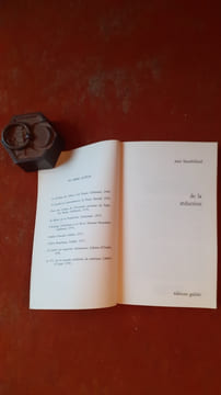De la séduction
. BAUDRILLARD Jean