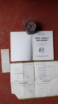 Mon Oncle Benjamin - Pièce en un acte et en vers d'après le roman de Claude Tillier
. DROUILLET Jean