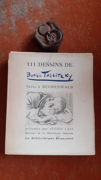111 Dessins de Boris Taslitzky faits à Buchenwald 1944-1945, présentés par Julien Cain, Directeur de la Bibliothèque Nationale
. TASLITZKY Boris - ...