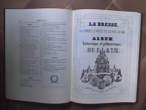 Album pittoresque de l'Ain et des environs . LEYMARIE H.