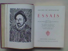 Essais I - II	. MONTAIGNE Michel Eyquem de	